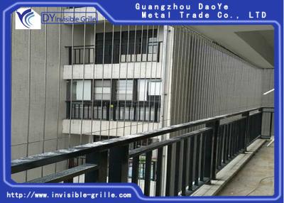Cina Alluminio del cavo della struttura del fondamento delle griglie di sicurezza più forte per la griglia invisibile del balcone in vendita