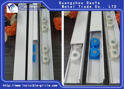 China Stainless Steel Wire AG8 Aluminium Rail Track For Invisible Safety Grill for sale