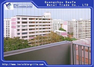 China parrilla invisible del balcón de 2.5m m en venta