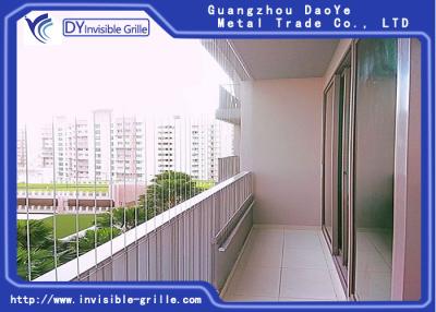Cina griglia invisibile del balcone di 1.5mm in vendita