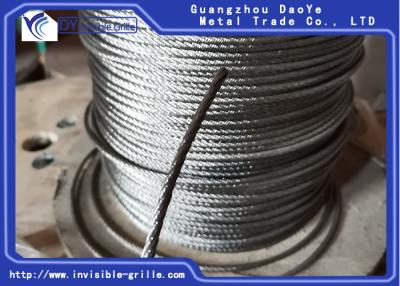 China balaustrada de aço inoxidável do Decking DIY dos trilhos do cabo da corda de fio 7X7 à venda