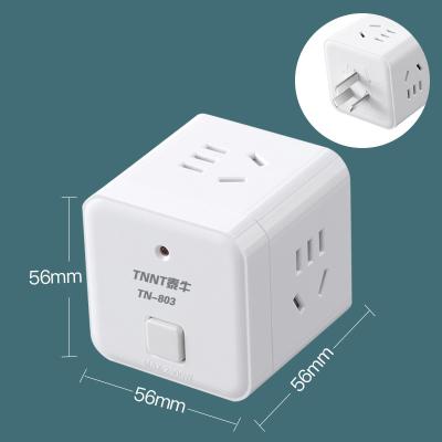 China Home Extension 3 Outlets Power Socket PC PP Material for sale