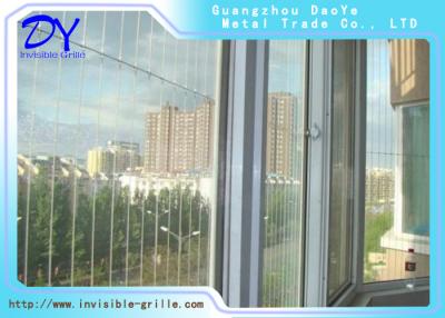 Chine Gril invisible d'anti de rouille de l'aluminium AG3 balcon de couloir à vendre