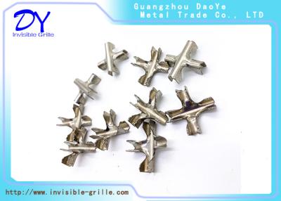 China 2.0mm Cross Clip For 316 304 Invisible Safety Grille Tensile Strength Wire for sale