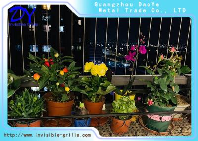 China Stainless Steel Railing Balcony Grill Design System en venta