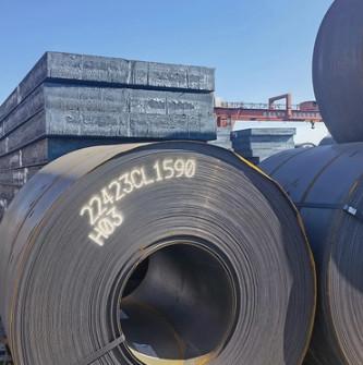 China Boiler HRC Hot Rolled Mild Steel Coil SS400 Q235 Q345 0.2mm - 4mm Thickness for sale