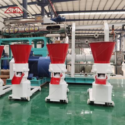 China Farms Wood Picket Pellet Making Hammer Mill Goat Duck Poultry Feed Processing Machinery Diesel Fish Pelletizing Making Machine en venta