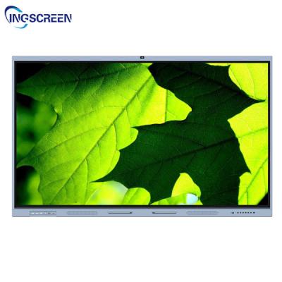 China 55 65 75 polegadas monitor digital interativo de tela plana 4k LED com tela sensível ao toque à venda