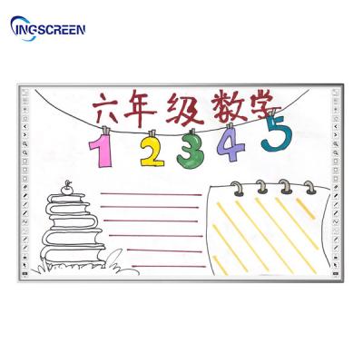China Meeting Finger Touch Elektronisch interactief bord 200mA Digitaal schoolbord voor klaslokaal Te koop