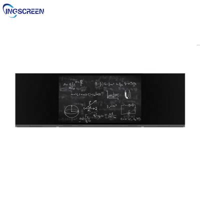 China Smart 400cd/M2 Interactive Black Board Capacitive Interactive Whiteboard For School for sale