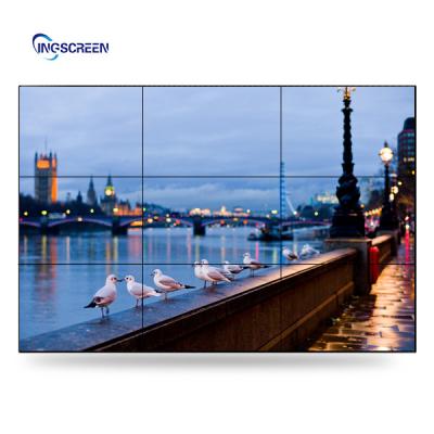 China Indoor 4K Video Wall Lcd Monitors 3.5mm Video Wall 49 Inch 2x2 3x3 for sale