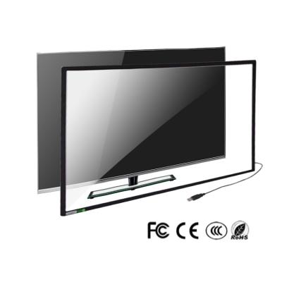 China 20 Points 70in Infrared Interactive Touch Frame Aluminum Alloy For Smart TV Monitor for sale