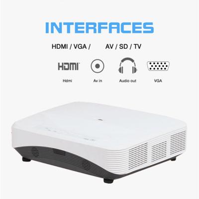 China DLP Android 1080p Short Throw-projector Smart Home Theater 4000L Te koop