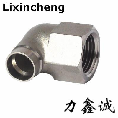 China Stainless steel pipe fittings 12 CNC machine Reduce thread NPT/BSP adaptor with low price from manufacture/factory for sale