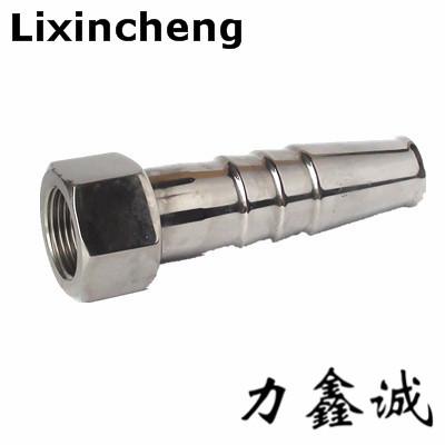 China Stainless steel pipe fittings 8 CNC machine parts HOSE NIPPLES long hose nipple ss HON metel nipples for sale