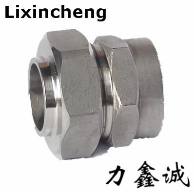 China Stainless steel pipe fittings 14 CNC machine parts union BW double union CU-T/CU-Z Conical/Plant with Telfon for sale