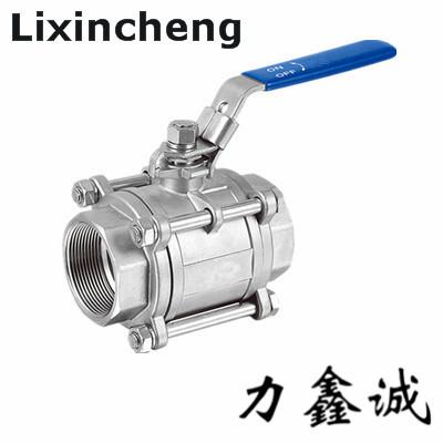 China Stainless steel ball valve 3PC FLANGE VALVES/1000WOG VALVES/ASTM 2