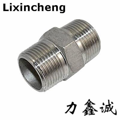 China LXC Stainless steel Hex nipples/casting nipples/thread nipples/reduce nipples/recucing nipples/SS304 nipples fittings for sale