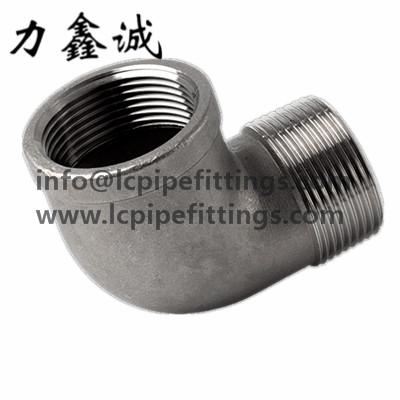 China Stainless steel street elbow SLB ASME/DIN/ISO/JIS SS304 SS316 150# npt/bsp/bspt thread 1/2