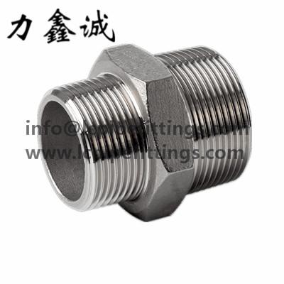 China Stainless Steel Reduce Hex Nipple(RHN) DIN DN15 Reducing nipple (nipples)Investment casting factory form Cangzhou for sale
