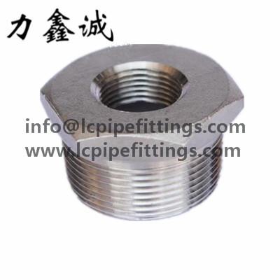 China Stainless Steel Hex Bushing(HB) male and female connect, reduce fittings, 150lbs 11/2
