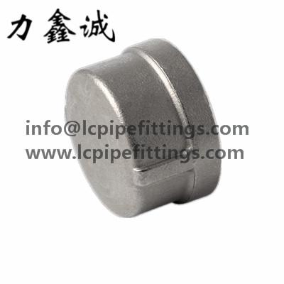 China Stainless Steel Round Cap(CB) SS304/SS316 150# 1/4