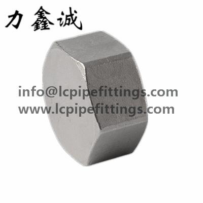 China Stainless Steel Hexagon Cap(HCB)SS304/SS316 150# 1/4