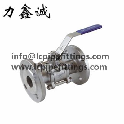 China Stainless Steel 3PC FLANGED BALL VALVE(DIN) PN25/PN40 PRESSURE 1.4308/1.4408 DIN 2501 for sale