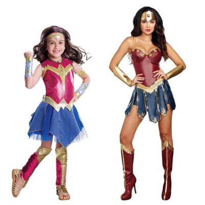 China Wonder Woman Adult Kids Cosplay Costume for Halloween Superhero TV Movie Gender Women for sale