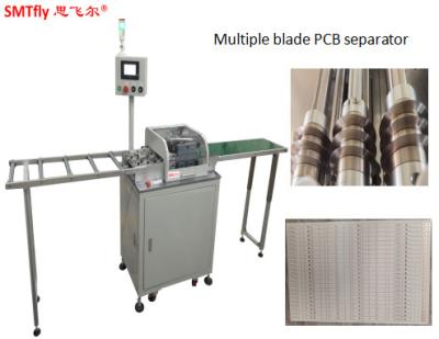 China Multiple Blade PCB Separator 1.0mm Thickness SMT Precision pcb cutting Machine for LED Lighting for sale