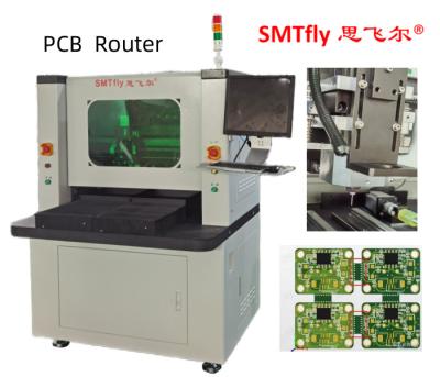 China High Precision Dual Platform PCB Router Machine For Large Size Pcba Cutting for sale