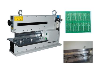 中国 Guillotine Type Pneumatic PCB Cutting Machine With Two Sharp Linear Blades 販売のため