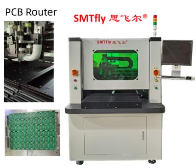 China Windows Routing Bit Sectioning Twin Table Pcb Assembly Machine Pcb Router Depaneling for sale