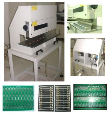 China Pneumatic Pcb Separator For 1.2m Led Strip, Small Pcb Depaneling Machine With Linear Blade for sale
