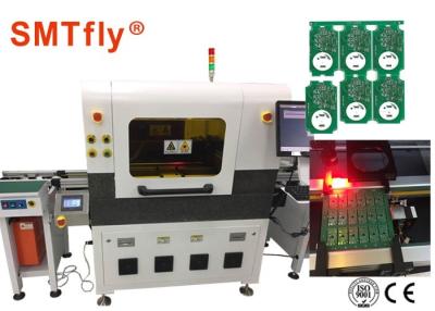 China Laser PCB Depaneling Machine 17W 2.0mm PCB  Thick Groove V Cut Machine for sale