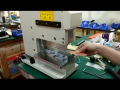 220V 0.3mm Thick Pneumatic PCB V Cut Machine for SMT Assembly Line