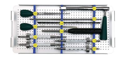 Chine Instruments spinaux postérieurs orthopédiques de fixation d'instruments chirurgicaux d'épine thoracique cervicale à vendre