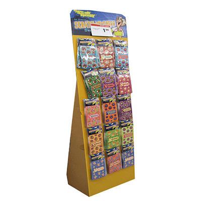 China Display stand with plastic hooks for toys for sale