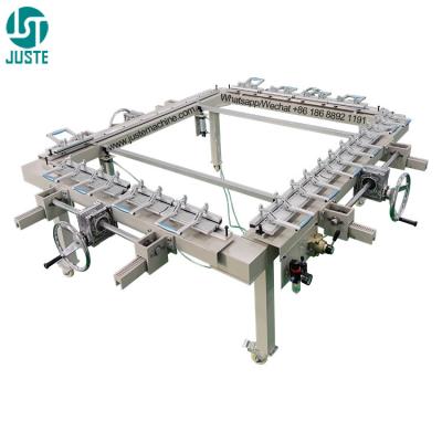 China Silk Screen Printing Mesh Stretching Machine Pulling Machine Electrical Automatic Screen Frame Stretching Machine for sale