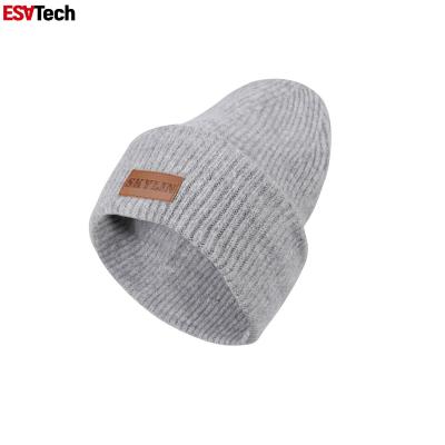 中国 蛍光連続した帽子の高い可視性のニット反射パッチの帽子 販売のため