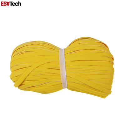 China Sew On Elastic Reflective Piping Strap For Fashion Garment Sports Wear Hat Shoes for sale