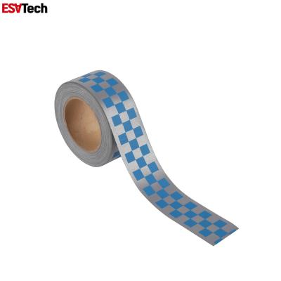 China Waterproof Checkerboard Reflective Tape  For Workwear Clothing for sale