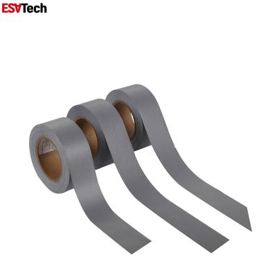 China High Viz Silver Reflective Fabric Tape For Garments for sale