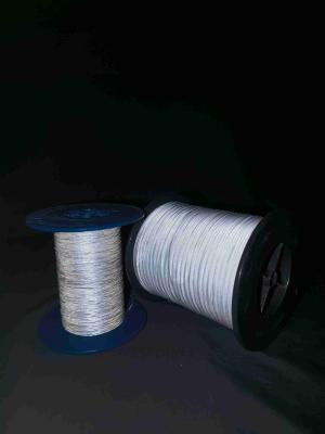 China Visibilidade alta preta roxa da laranja 2mm da corda de Grey Reflective Thread Yarn For à venda