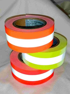 China 3m Scotchlite Reflective Material Flame Retardant Reflective Tape Silver For Workwear 2 Inch for sale