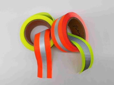 China Orange Reflective Fabric Tape Material Polyurethane Plastic Strips TPU Nylon Plastic Coated for sale