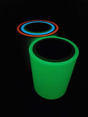 China Anti Slip Luminous Adhesive Tape Green Marking PET Film Retro Reflectivity Pavement for sale
