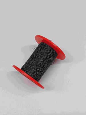 China Machine reflecterend naaien zwart draadgaren Kledingstiksels Tweezijdig hoog zichtbaar Te koop