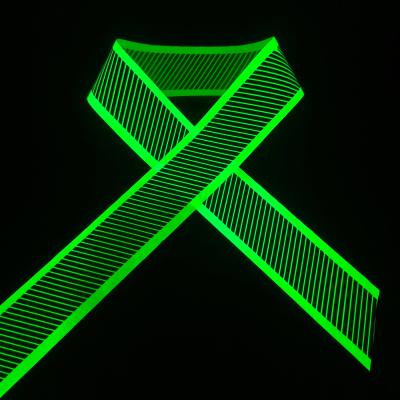 China Luminous Glow In The Dark Safety Tape For Camper Steps Rods Lures Outdoor Wear Sports for sale
