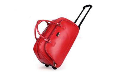 中国 ジッパーの美のスーツケースが付いているカスタマイズされた引き込み式の引きのハンドルのトロリー旅行袋 販売のため